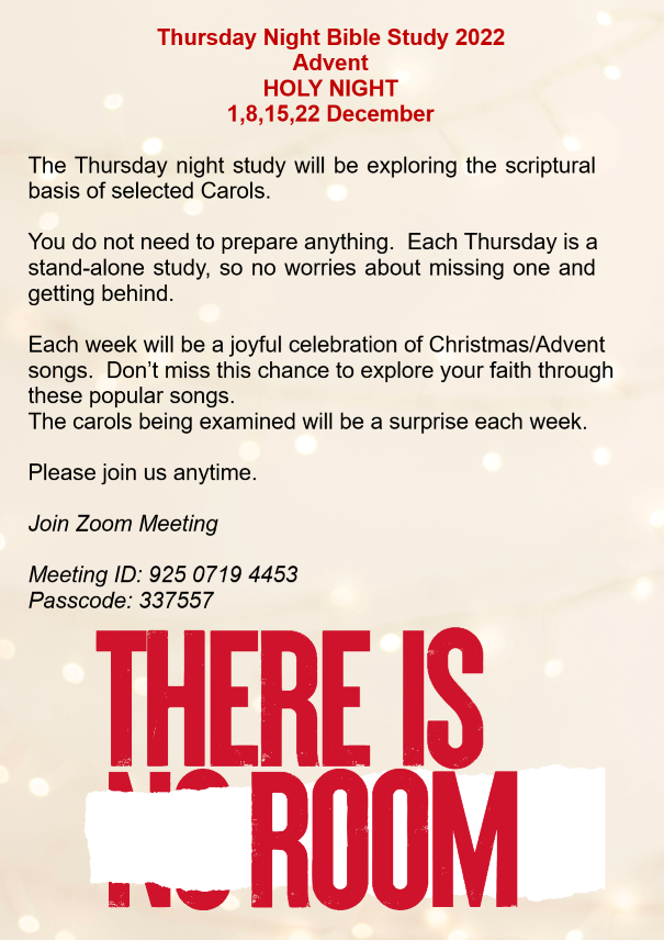 Advent study group poster